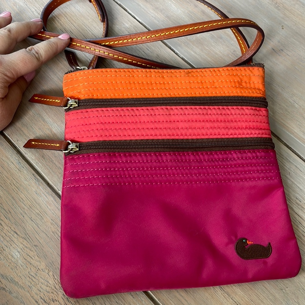 Dooney & Burke Tri-Color Crossbody
